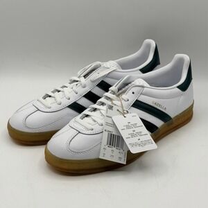 NWOB Adidas Womens Gazelle Indoor IE2957 White Casual Shoes Sneakers Size 10